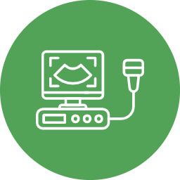 おなかのエコー検査